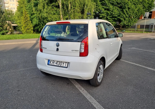 Skoda Citigo cena 18999 przebieg: 131110, rok produkcji 2014 z Katowice małe 301